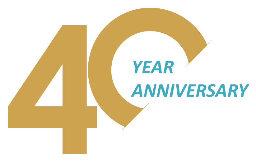 Sertek compie 40 anni Logo 40 anni Sertek